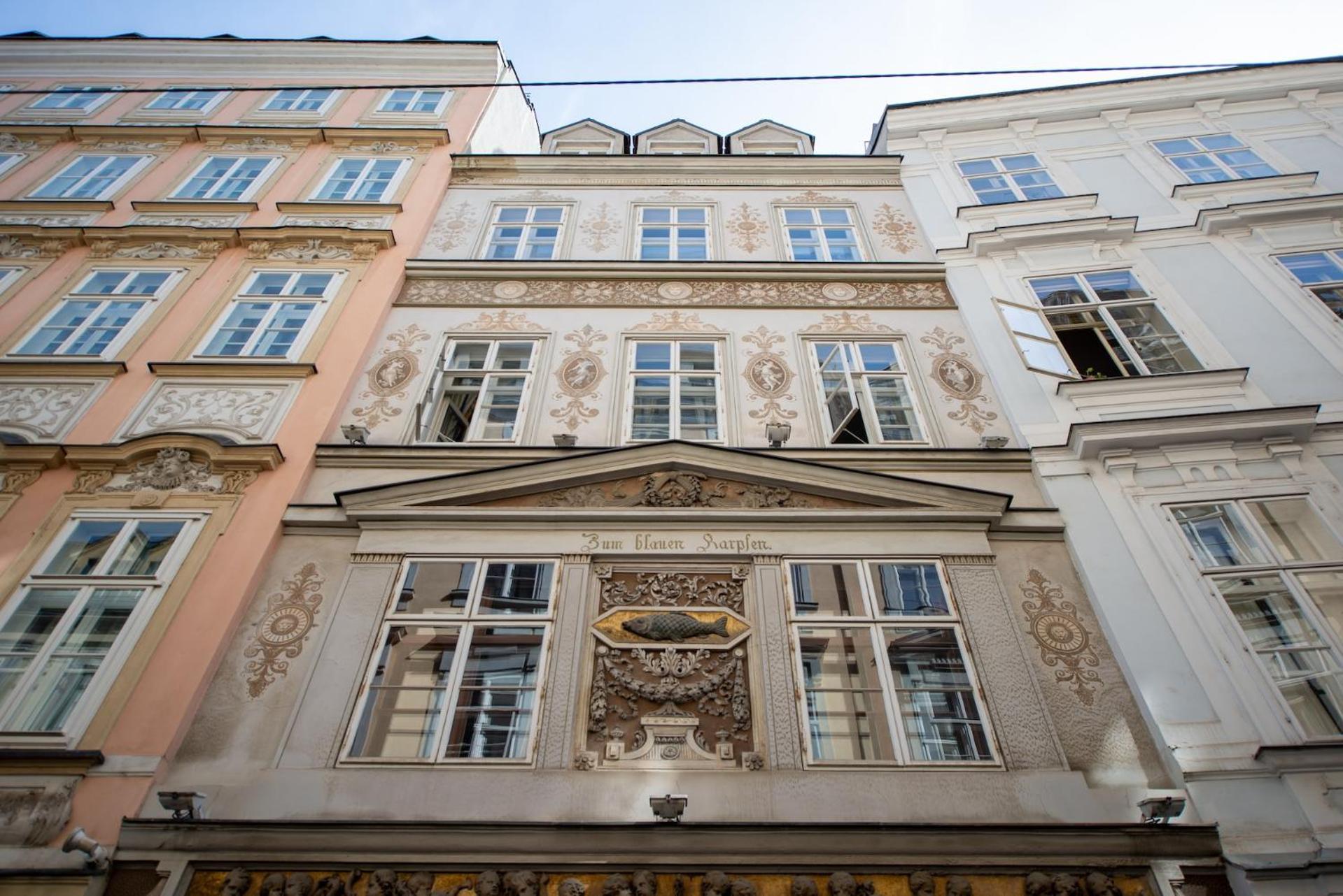 Zum Blauen Karpfen Apartment เวียนนา ภายนอก รูปภาพ